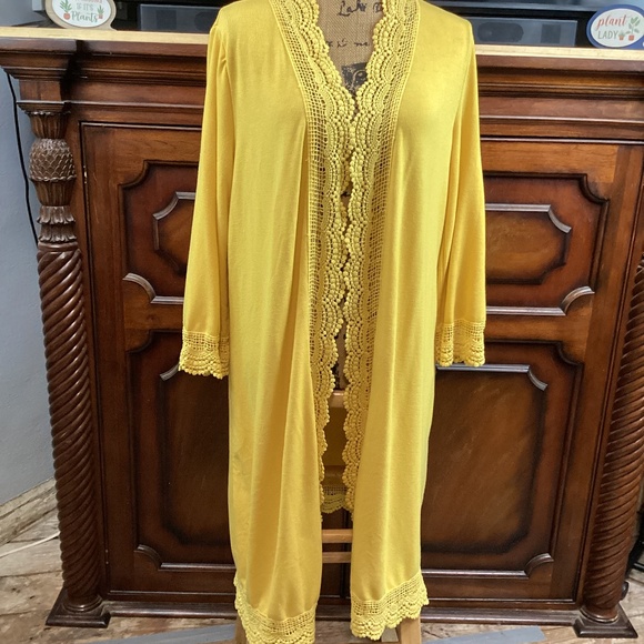 Tickle Teal open Front Cardigan - Picture 1 of 5